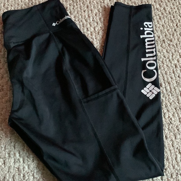 Columbia Black Leggings - Picture 1 of 4